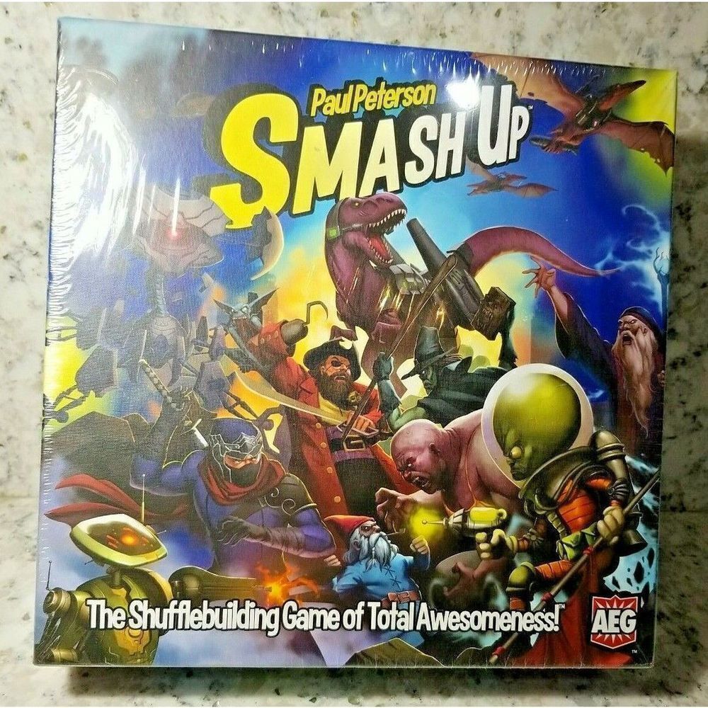Smash Up Board Game Core Set‎ NEW & SEALED AEG Shuffle Building Paul Peterson